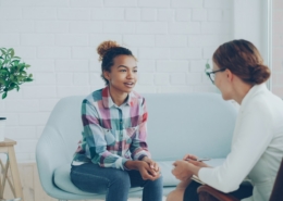 therapist guiding a client through an EMDR trauma processing session