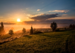 detoxing from alcohol and benzodiazepines at the same time - sunrise symbolizing a safe new start in medical detox