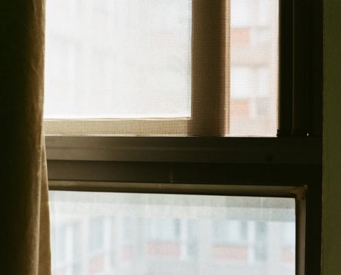 Quiet peaceful room with soft natural light at a residential addiction treatment facility, representing the calm structured environment of the first week of care