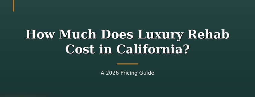 How Much Does Luxury Rehab Cost in California?
