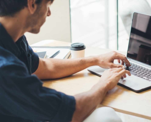 Man on Laptop