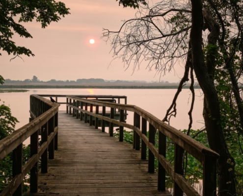 A calm, quiet setting representing structured residential care