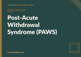 Branded blog hero: Post-Acute Withdrawal Syndrome (PAWS) — Annandale Behavioral Health