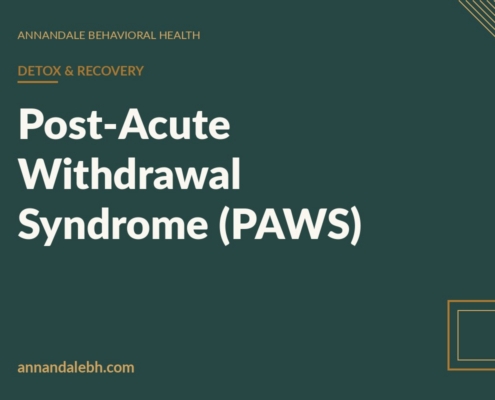 Branded blog hero: Post-Acute Withdrawal Syndrome (PAWS) — Annandale Behavioral Health