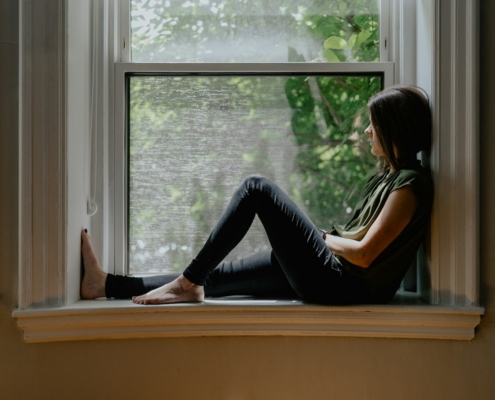 Contemplative moment reflecting on residential treatment duration decisions