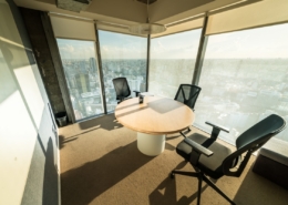 Calm professional workspace at morning light, representing the return to work after addiction treatment