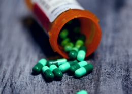 Prescription medication bottle representing suboxone treatment for fentanyl withdrawal